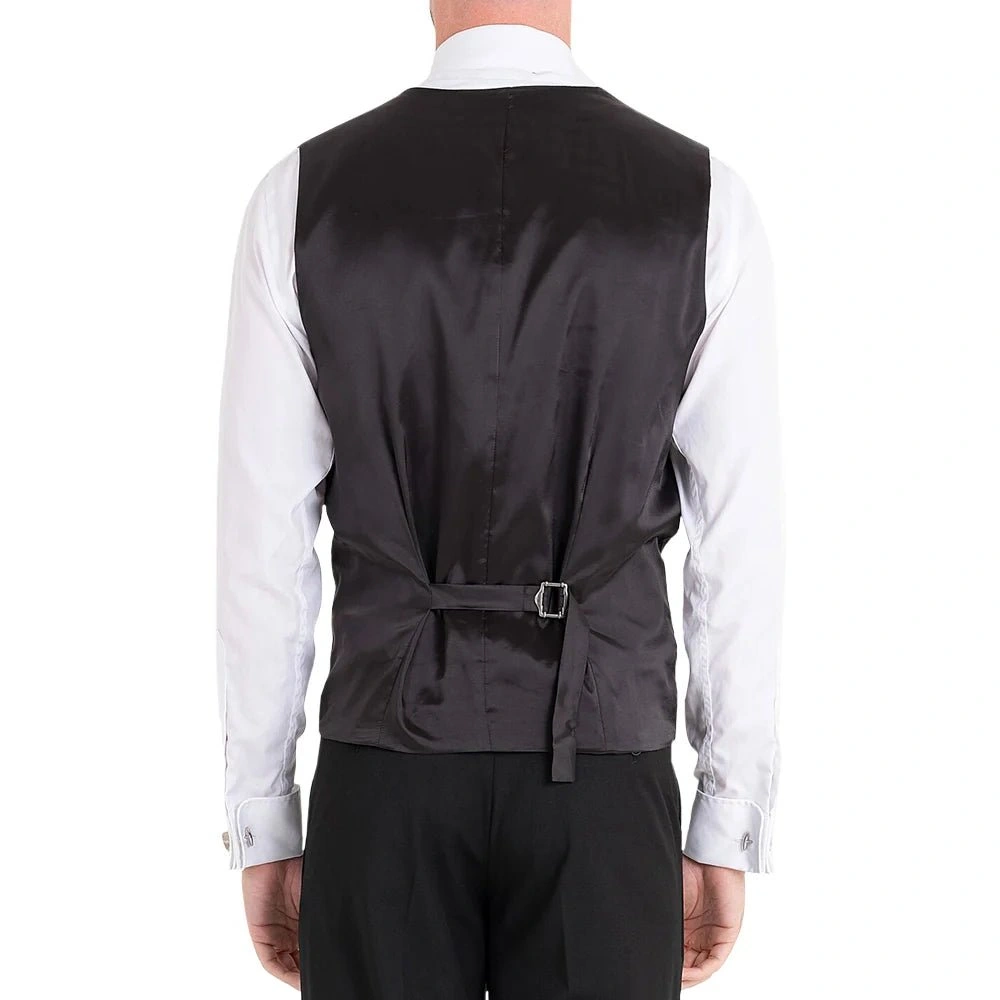 Zwart Slank Herenpak Drie Delig Klassiek Elegant Stijlvol Perfect voor elke Gelegenheid